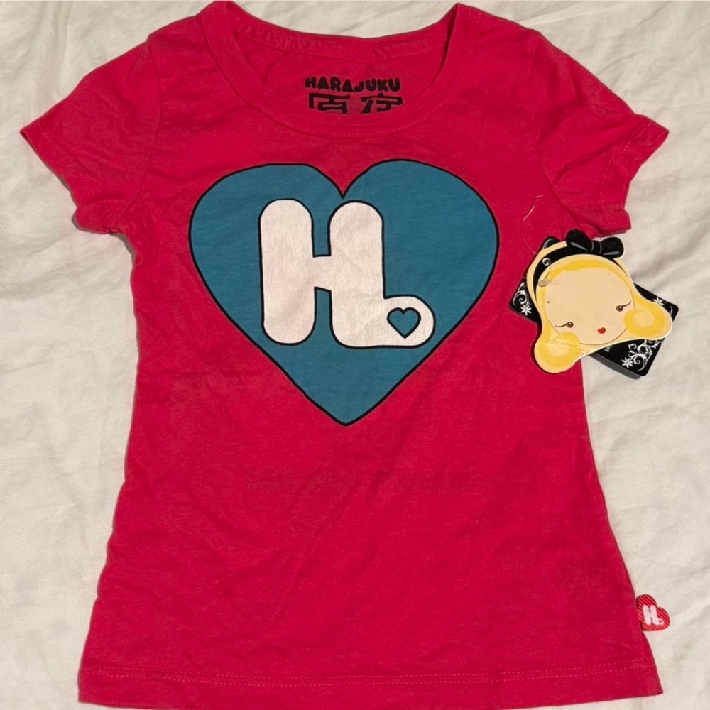 New Gwen Stefani Harajuku Lovers Bathing Little Girls Toddler Top Tee T-shirt 4